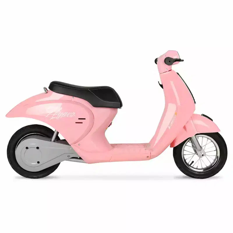Trottinette électrique Hyper Blush Retro Scooter 24 V avec accélérateur à poignée tournante : acier et plastique, 24 km/h, capacité de 77 kg
