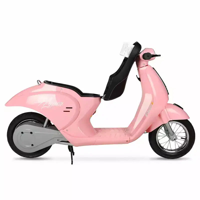 Trottinette électrique Hyper Blush Retro Scooter 24 V avec accélérateur à poignée tournante : acier et plastique, 24 km/h, capacité de 77 kg
