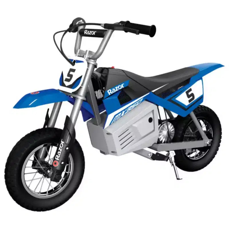 Razor 24V MX350 Dirt Rocket Moto électrique à enfourcher - Bleu : Moteur 250W, 22,5 km/h