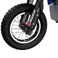 Razor 24V MX350 Dirt Rocket Moto électrique à enfourcher - Bleu : Moteur 250W, 22,5 km/h