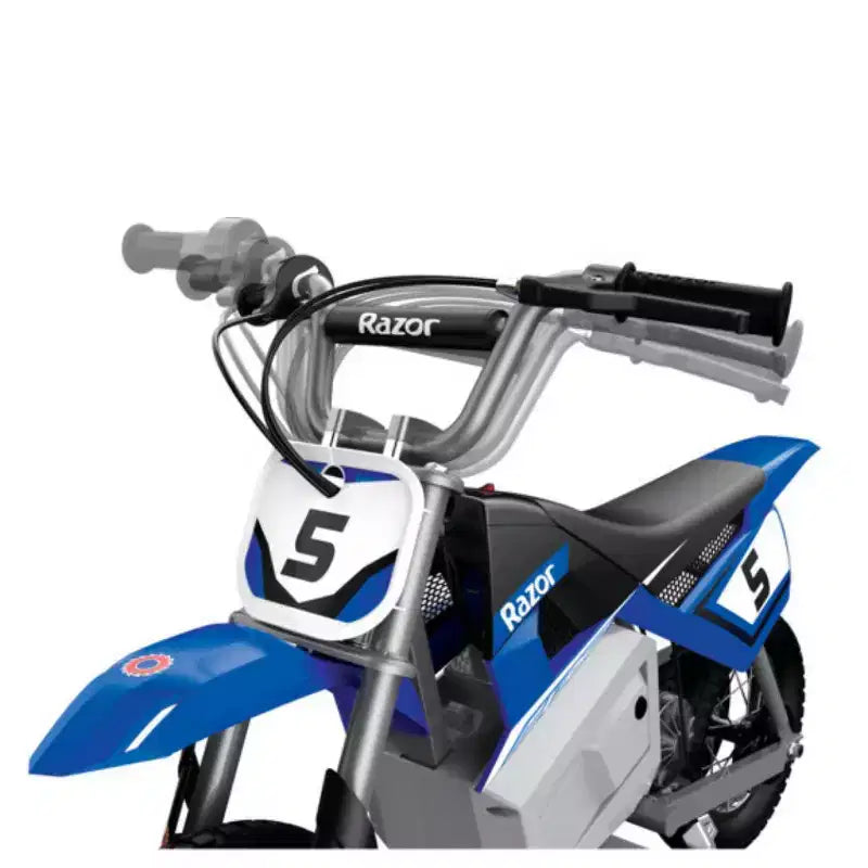 Razor 24V MX350 Dirt Rocket Moto électrique à enfourcher - Bleu : Moteur 250W, 22,5 km/h