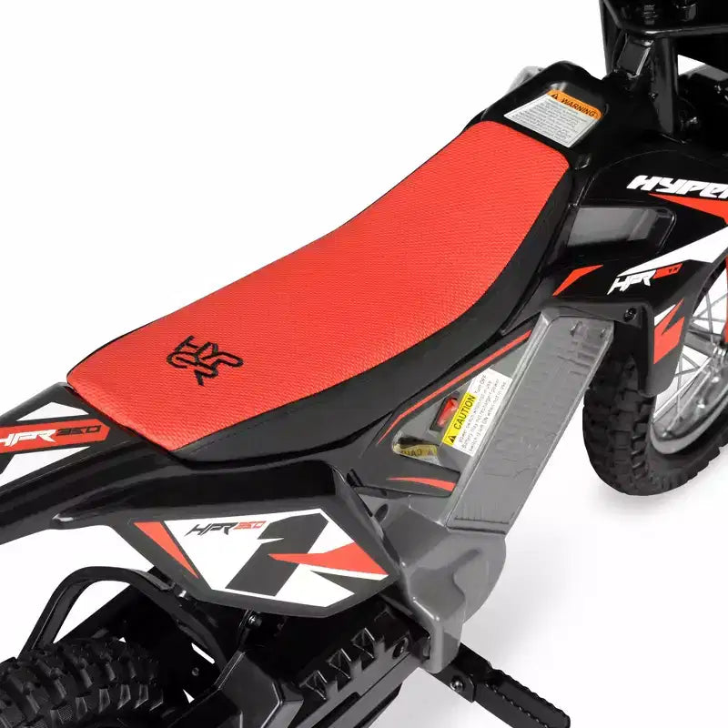 Hyper HPR350 Moto Cross Électrique 24 Volts pour Enfants - Rouge/Noir Exclusif