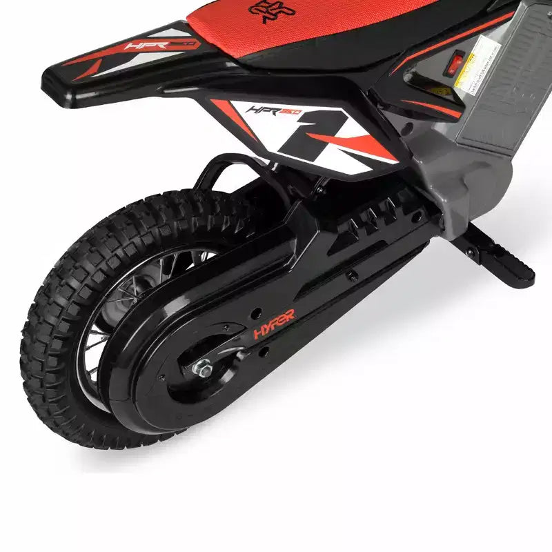Hyper HPR350 Moto Cross Électrique 24 Volts pour Enfants - Rouge/Noir Exclusif