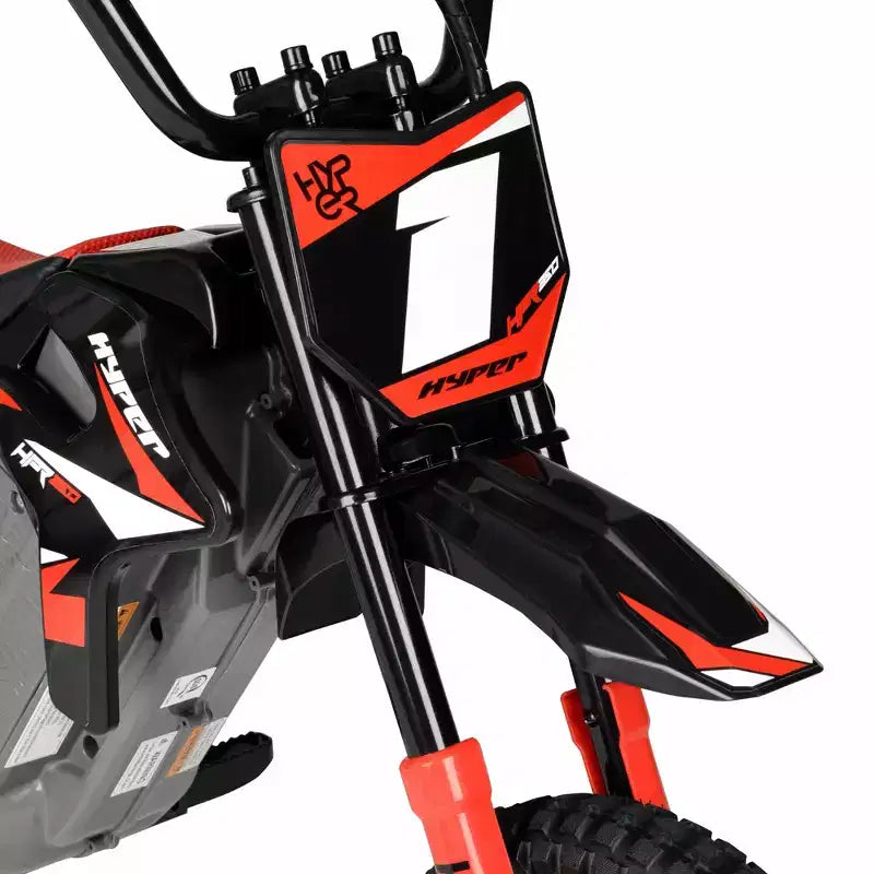 Hyper HPR350 Moto Cross Électrique 24 Volts pour Enfants - Rouge/Noir Exclusif
