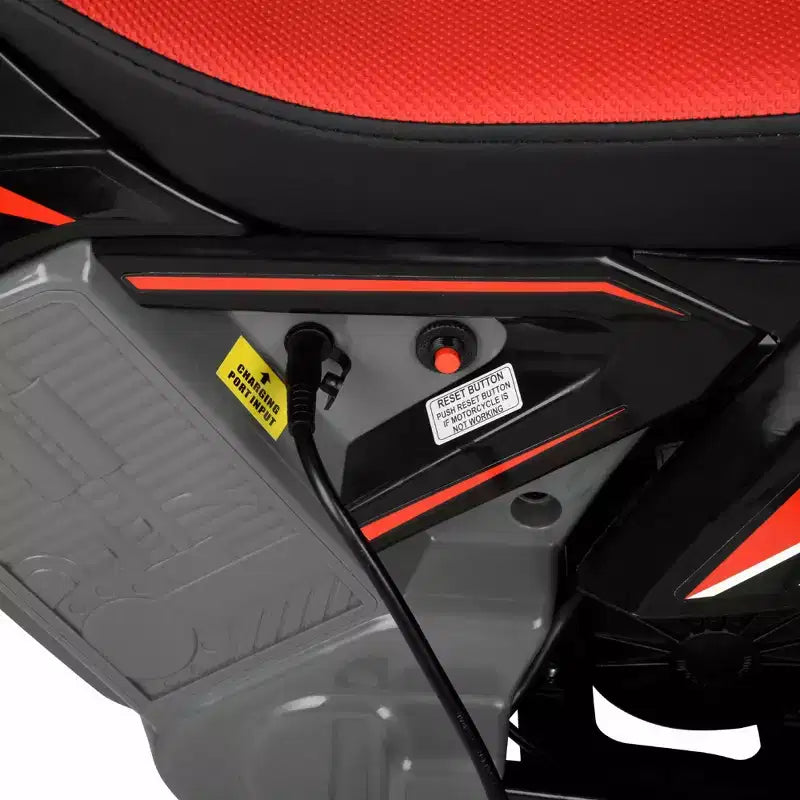 Hyper HPR350 Moto Cross Électrique 24 Volts pour Enfants - Rouge/Noir Exclusif