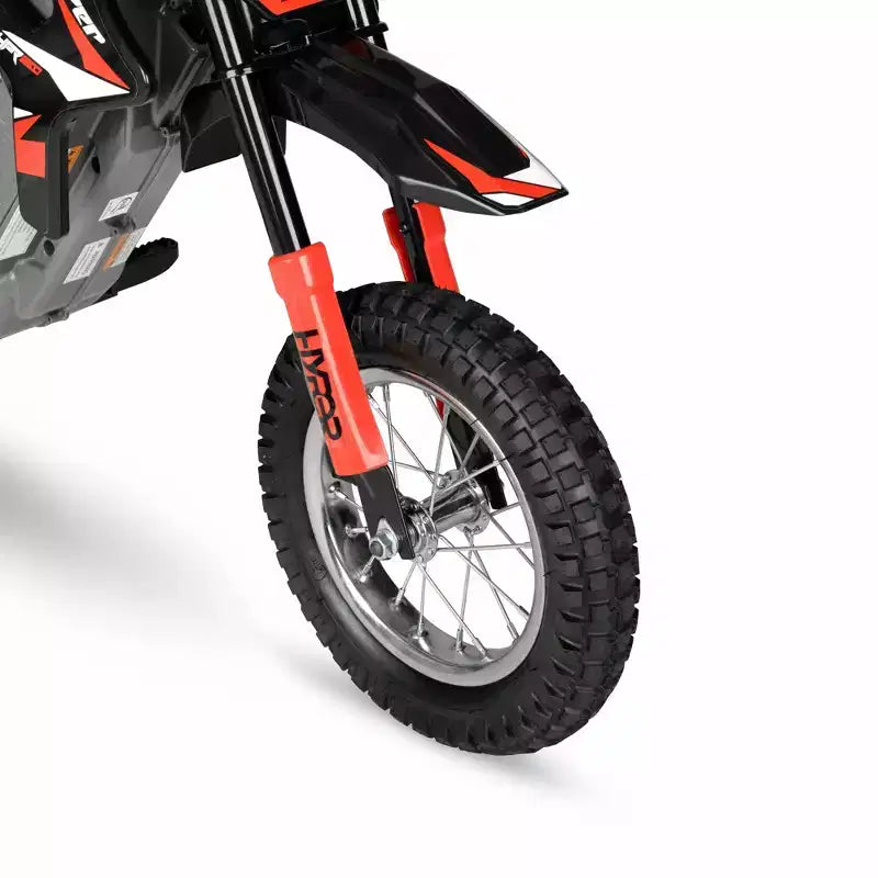 Hyper HPR350 Moto Cross Électrique 24 Volts pour Enfants - Rouge/Noir Exclusif