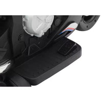 Best Ride on Cars Moto BMW 12V électrique - Blanc : Plastique, 3+ ans, capacité 22,6 kg