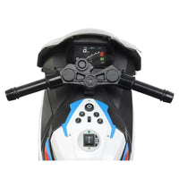 Best Ride on Cars Moto BMW 12V électrique - Blanc : Plastique, 3+ ans, capacité 22,6 kg