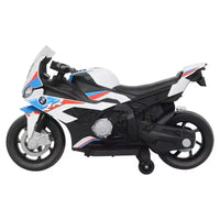 Best Ride on Cars Moto BMW 12V électrique - Blanc : Plastique, 3+ ans, capacité 22,6 kg