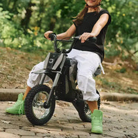 Moto de cross électrique Jetson Horizon pour enfants - Noire