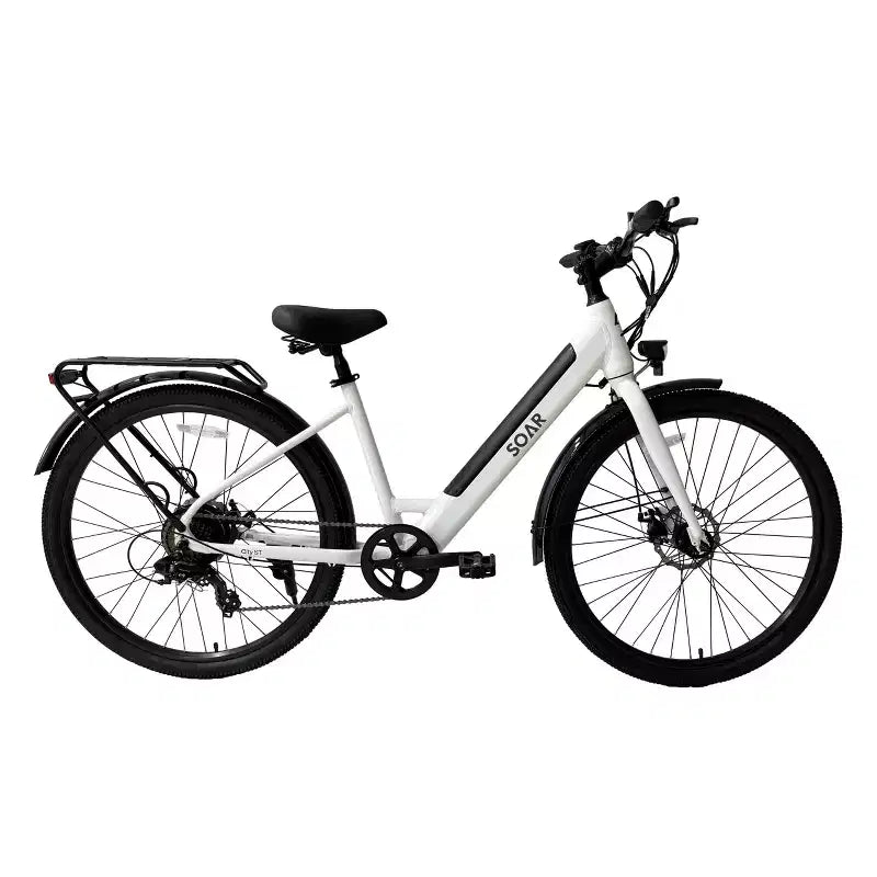 Vélo de croisière électrique Soar Adult City ST 350 27,5'' à cadre bas