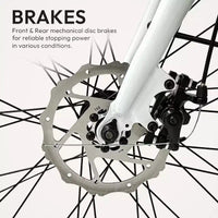 Vélo de croisière électrique Soar Adult City ST 350 27,5'' à cadre bas