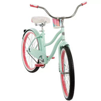 Vélo de croisière Huffy Good Vibrations pour adulte - Roues de 24 pouces - Menthe