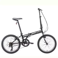 Vélo pliant ZiZZO Ferro 7 vitesses en acier 20" - Noir