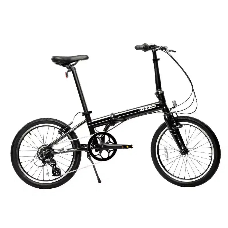 ZiZZO Urbano Vélo pliant 20" en aluminium 8 vitesses - Gris