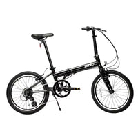 ZiZZO Urbano Vélo pliant 20" en aluminium 8 vitesses - Gris