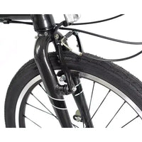 ZiZZO Urbano Vélo pliant 20" en aluminium 8 vitesses - Gris