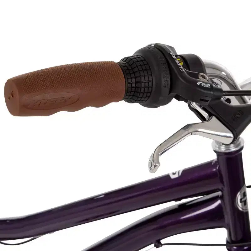 Vélo Confort Huffy Sienna 24" G MLT SPD - Aubergine brillante