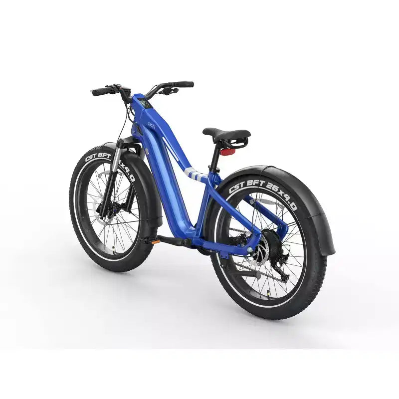 OKAI Ranger Vélo électrique de montagne à enjambement haut 26" - Bleu Mariner