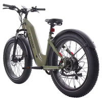 Vélo hybride électrique GOTRAX 26" à pneu large et enjambement bas pour adulte - Vert