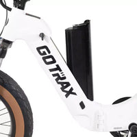 GOTRAX F5 Vélo électrique pliant 20" à enjambement bas pour adulte - Blanc