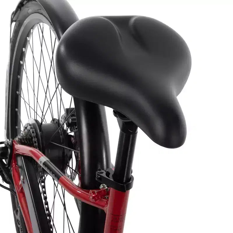 Vélo électrique Huffy Lyndon enjambeur – Roues de 27,5 po – 32 km/h – 36 V – Rouge