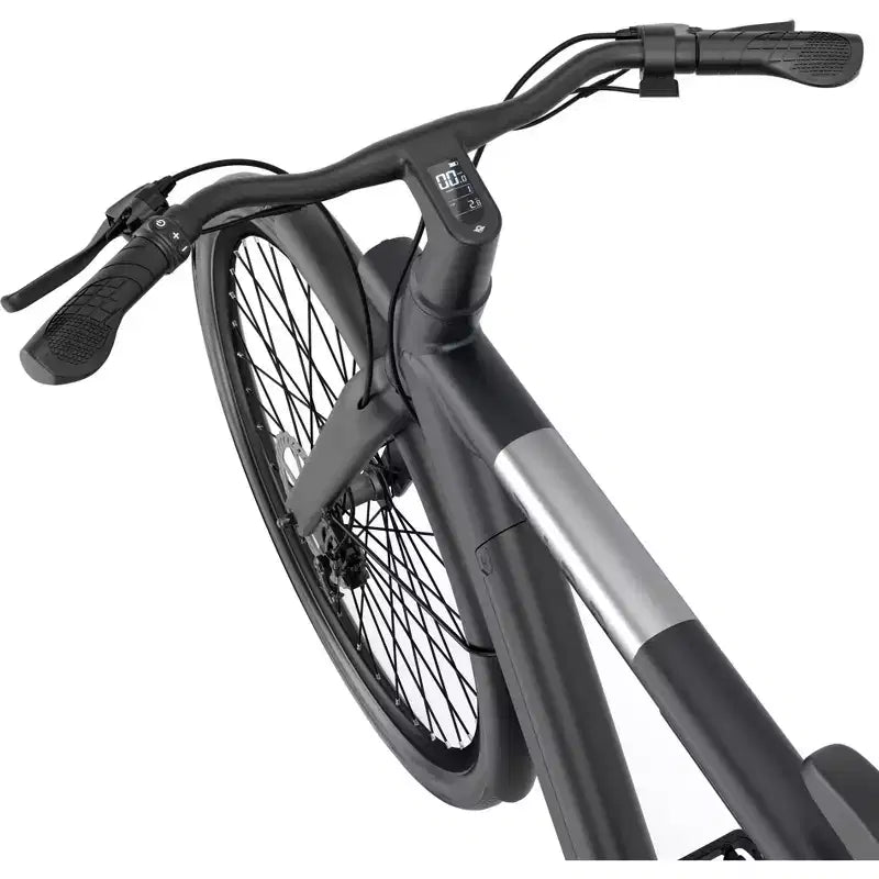 Bird Adult A Frame Vélo électrique hybride à enjambement haut 28" - Noir : cadre en aluminium, vitesse max 20 mph