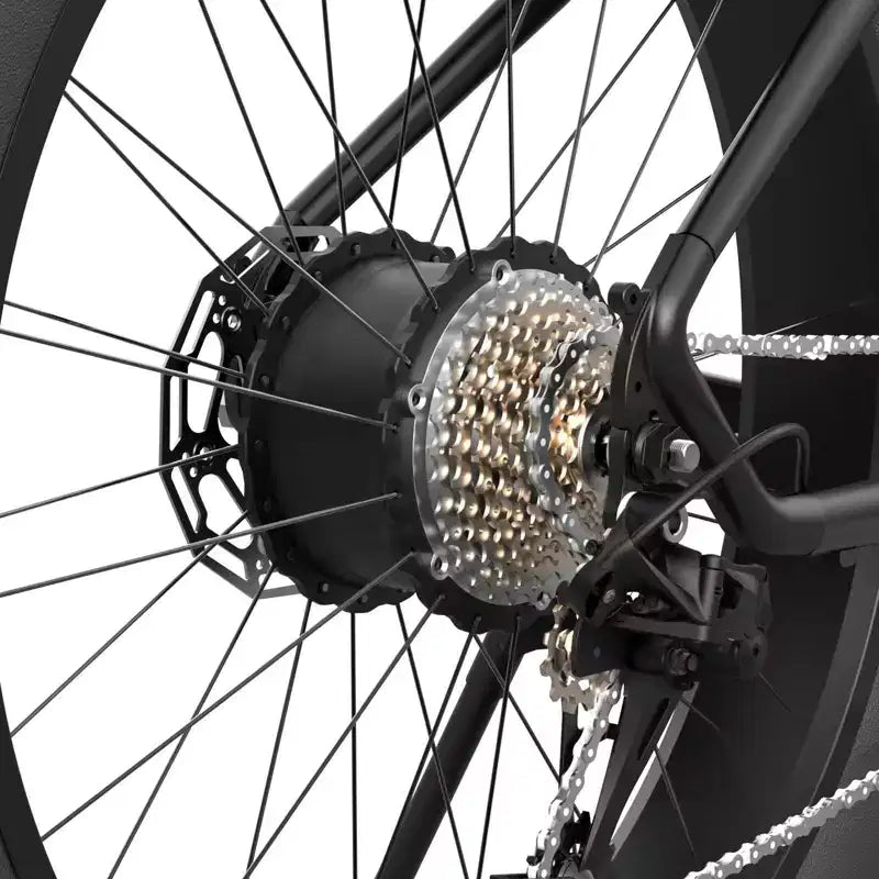 Hiboy Adult P6 Vélo électrique de montagne à enjambement haut 26" - Noir