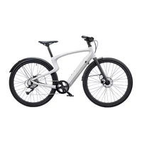 Urtopia Vélo électrique de croisière adulte en carbone 1 Pro Smart 27,64" à enjambement haut - Blanc S