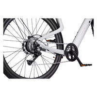 Urtopia Vélo électrique de croisière adulte en carbone 1 Pro Smart 27,64" à enjambement haut - Blanc S