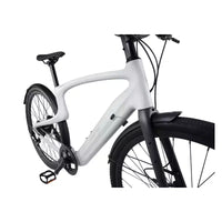 Urtopia Vélo électrique de croisière adulte en carbone 1 Pro Smart 27,64" à enjambement haut - Blanc S
