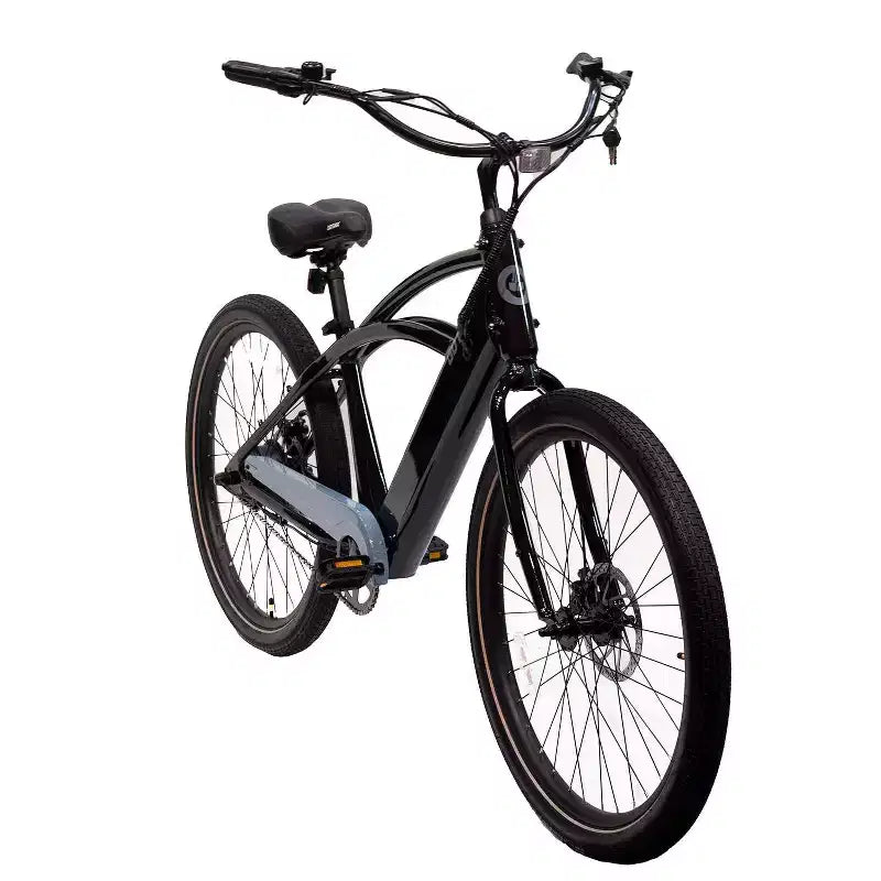 GOTRAX Adult Shoreline Vélo électrique cruiser à enjambement haut 27,5" - Noir