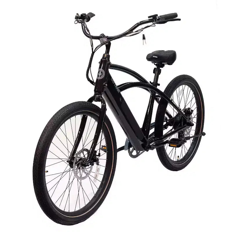 GOTRAX Adult Shoreline Vélo électrique cruiser à enjambement haut 27,5" - Noir