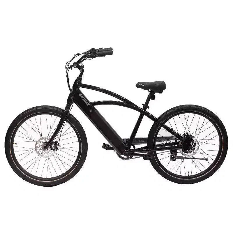 GOTRAX Adult Shoreline Vélo électrique cruiser à enjambement haut 27,5" - Noir