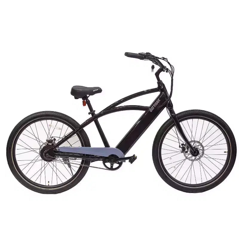 GOTRAX Adult Shoreline Vélo électrique cruiser à enjambement haut 27,5" - Noir