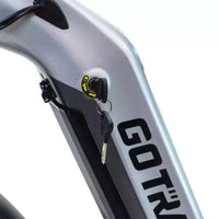 Vélo hybride électrique GOTRAX Fat Tire 26" à enjambement bas pour adulte - Argent