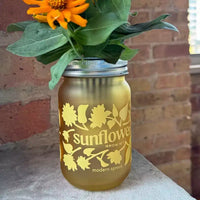 Kit de plantation en pot Modern Sprout jaune tournesol