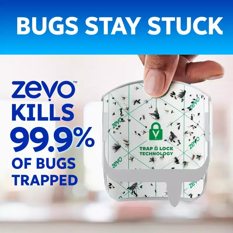Recharge pour piège à insectes volants Zevo Plant, paquet de 3, blanc