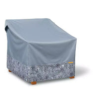 Vera Bradley Housse de chaise longue de patio résistante à l'eau, 1 housse de meuble, gris