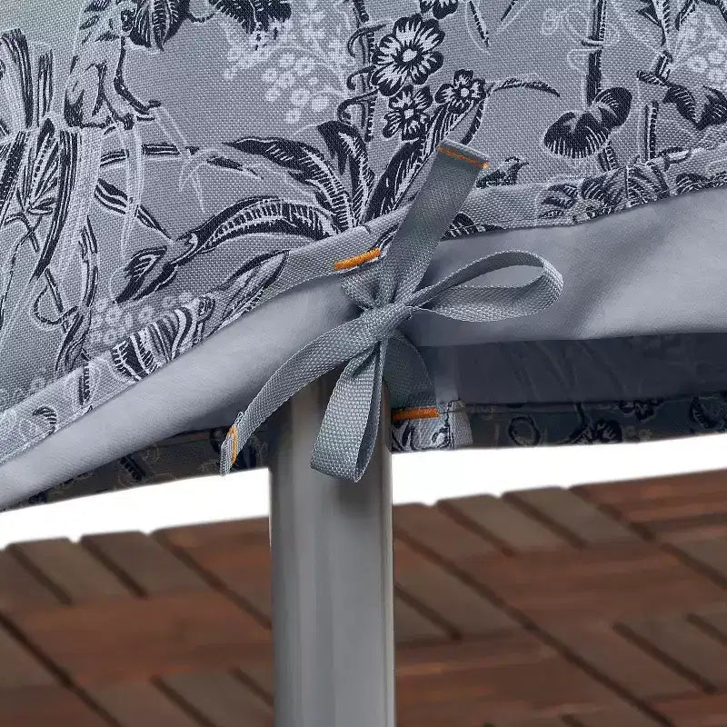 Vera Bradley Housse de parasol de marché résistante à l'eau, 1 housse de meuble, gris