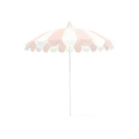 MINNIDIP Parasol de marché de patio rond festonné - blush