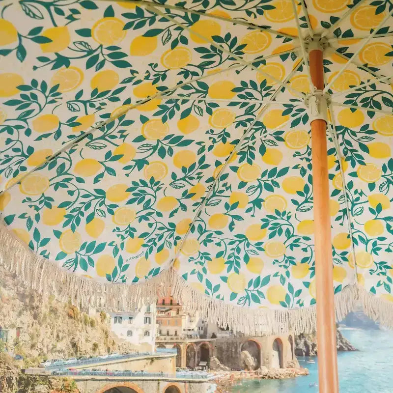 MINNIDIP Parasol de plage rond d'extérieur – Limone