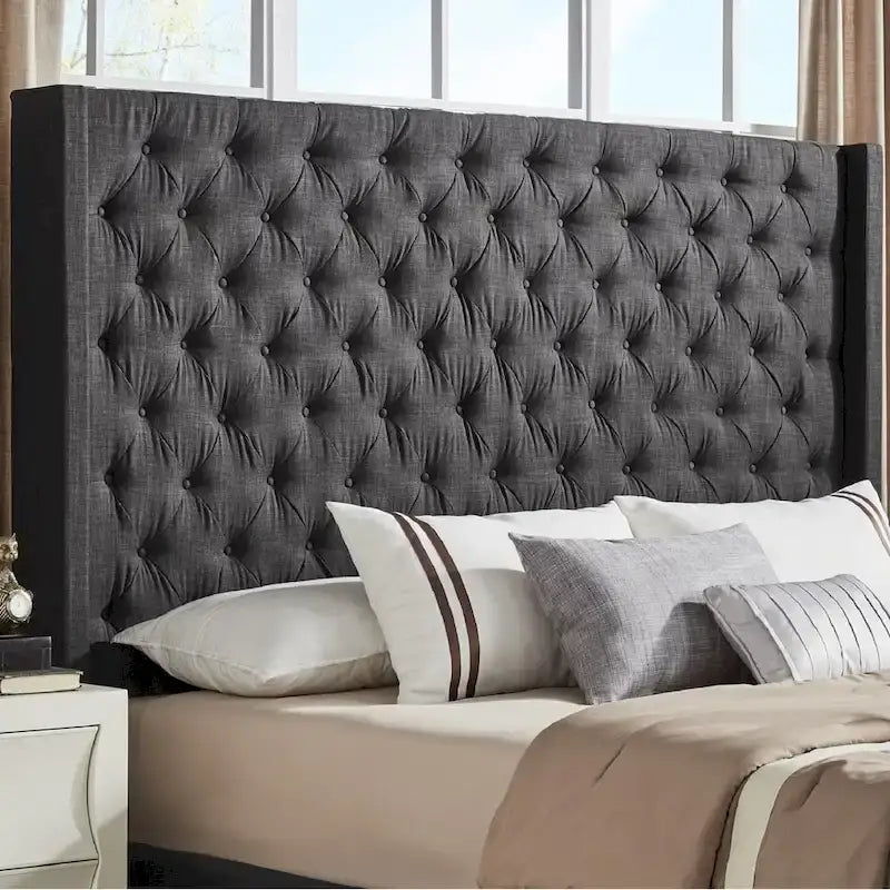 Naples - Tête de lit enveloppante capitonnée seule par iNSPIRE Q Artisan