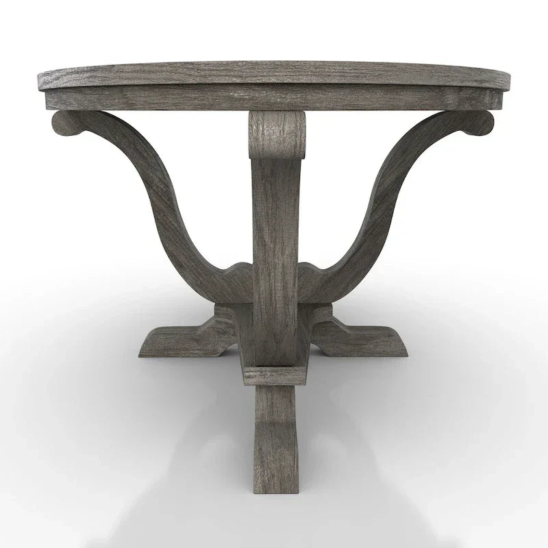 Table basse DH BASIC Farmhouse Vintage grise de 48 pouces par Denhour