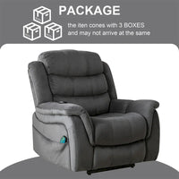 Fauteuil inclinable à plat releveur électrique pour personnes âgées avec massage et chauffage