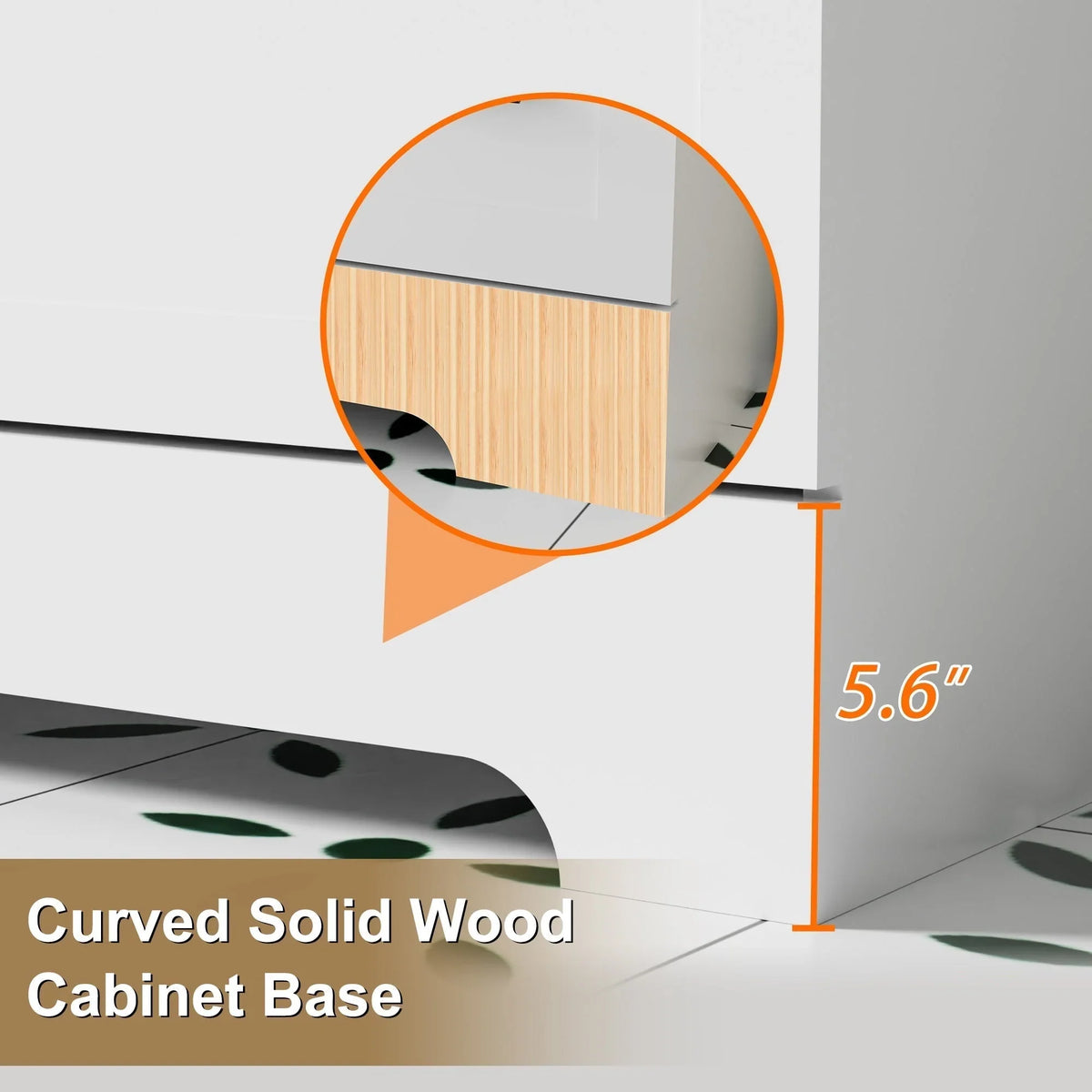 Wavy Line Ensemble meuble-lavabo de salle de bain 30/36/48 avec vasque & robinet