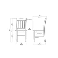 Chaises de salle à manger Shaker (lot de 2)