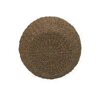 Table d'appoint avec panier de rangement en osier tressé à la main Household Essentials - 17,0 L x 17,0 l x 19,0 H