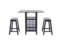 Casey 3 Piece Drop Leaf Pub Set - AMH8504 - Safavieh Couture
