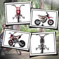 Moto pour enfants Qaba avec accélérateur à poignée tournante, moto électrique 12 V avec roulettes, suspension arrière et musique